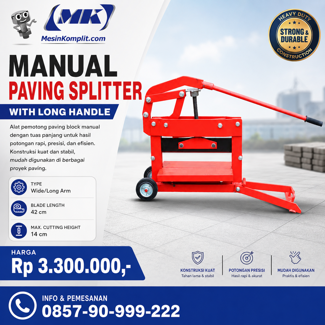Paving Block Splitter Man...